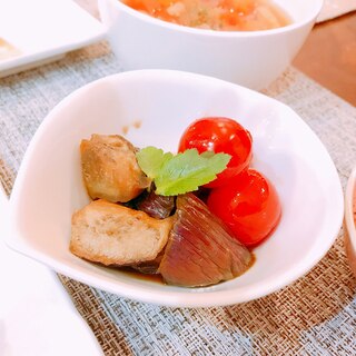 茄子とトマトの和風マリネ♪